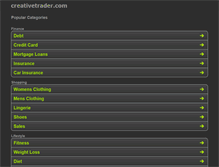 Tablet Screenshot of creativetrader.com